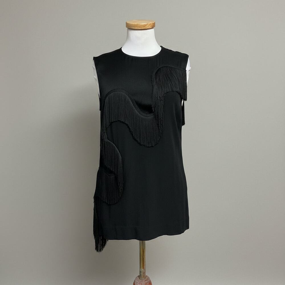 Stella McCartney black sleeveless blouse, size 4/6